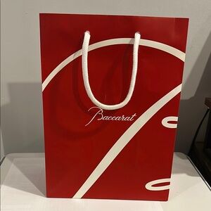 Baccarat Small Red Shopping Bag